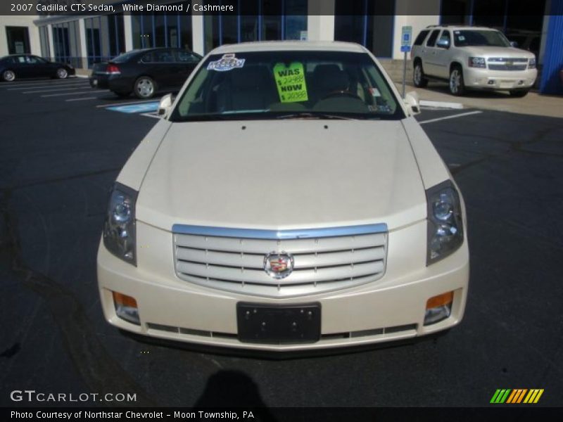 White Diamond / Cashmere 2007 Cadillac CTS Sedan