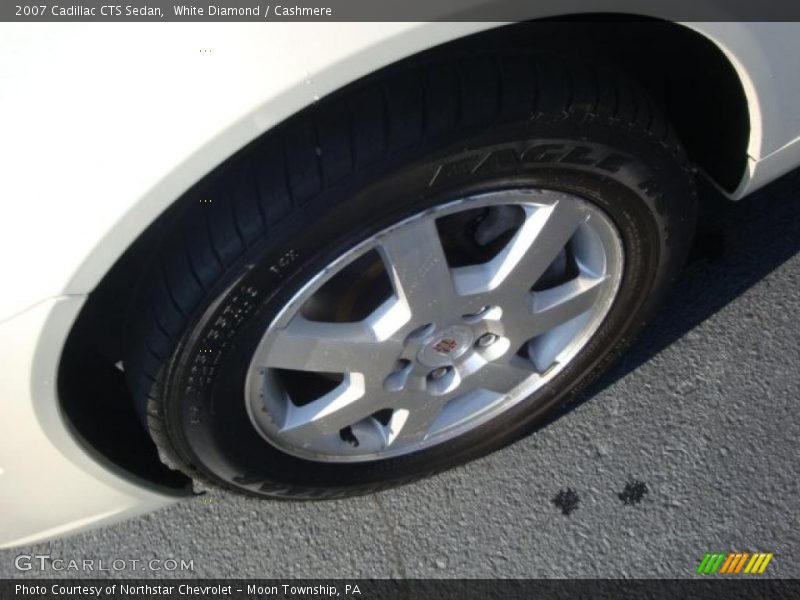 White Diamond / Cashmere 2007 Cadillac CTS Sedan