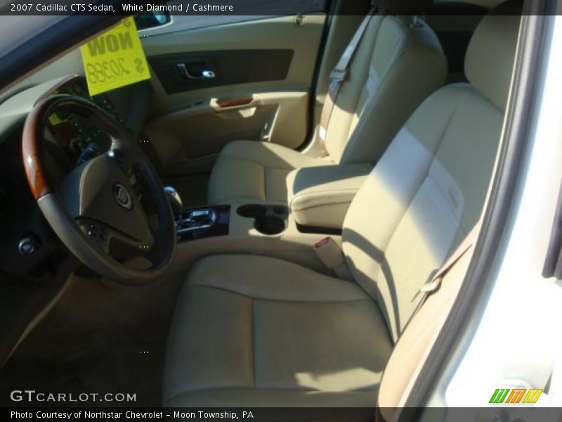 White Diamond / Cashmere 2007 Cadillac CTS Sedan