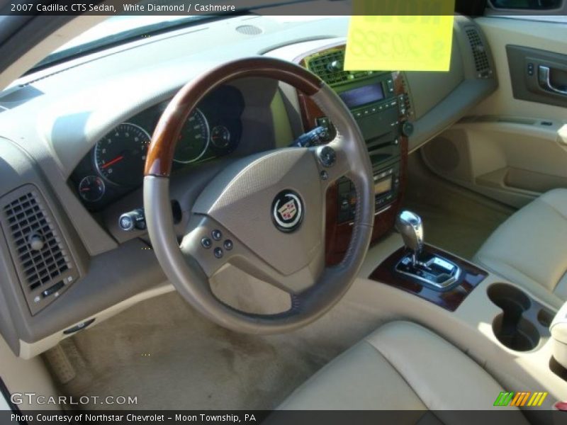 White Diamond / Cashmere 2007 Cadillac CTS Sedan