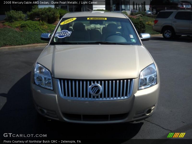 Dune Pearl Metallic / Light Camel 2008 Mercury Sable AWD Sedan