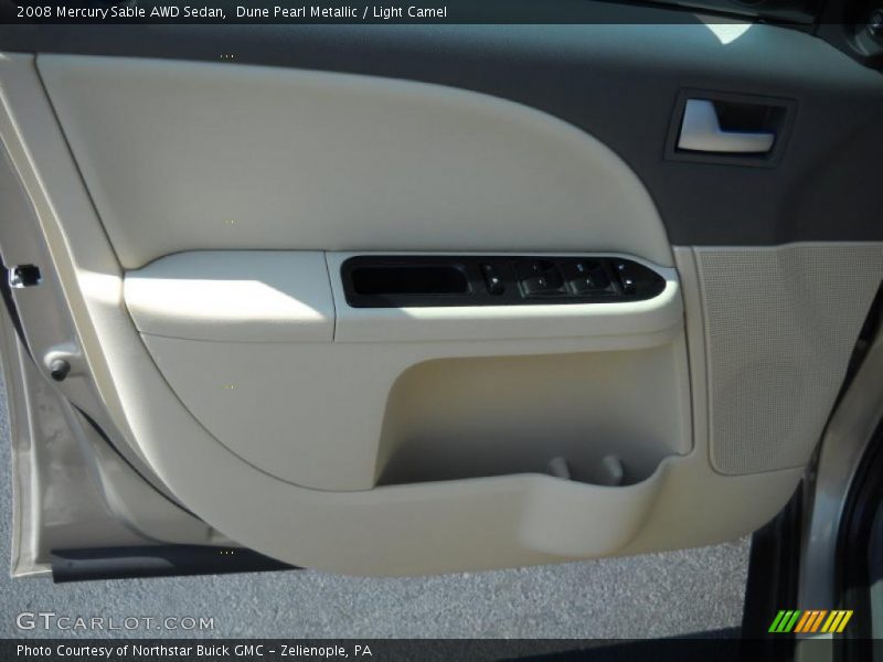 Dune Pearl Metallic / Light Camel 2008 Mercury Sable AWD Sedan