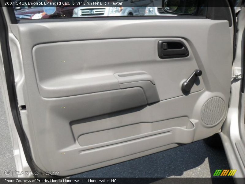 Silver Birch Metallic / Pewter 2007 GMC Canyon SL Extended Cab