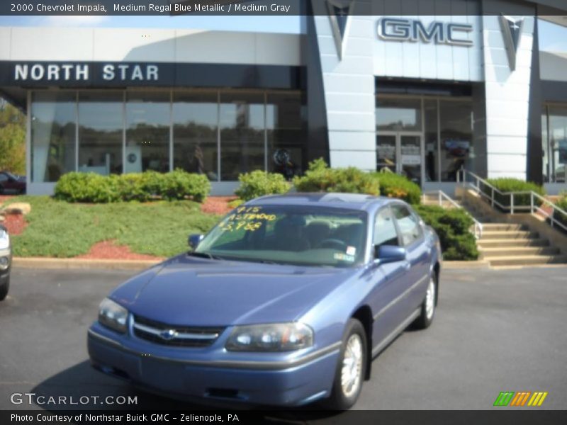 Medium Regal Blue Metallic / Medium Gray 2000 Chevrolet Impala