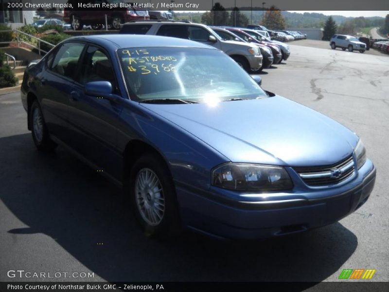 Medium Regal Blue Metallic / Medium Gray 2000 Chevrolet Impala