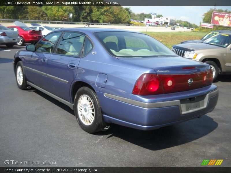 Medium Regal Blue Metallic / Medium Gray 2000 Chevrolet Impala