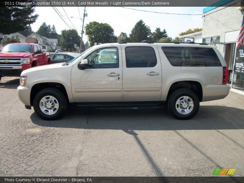 Gold Mist Metallic / Light Cashmere/Dark Cashmere 2011 Chevrolet Suburban 2500 LS 4x4