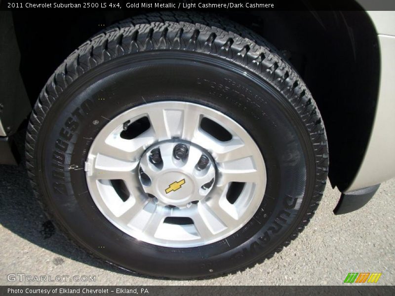 Gold Mist Metallic / Light Cashmere/Dark Cashmere 2011 Chevrolet Suburban 2500 LS 4x4