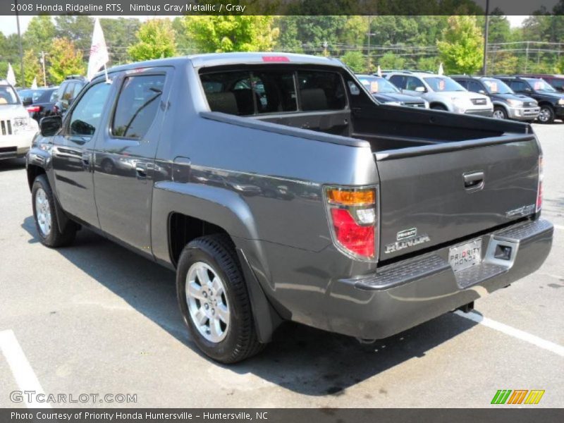 Nimbus Gray Metallic / Gray 2008 Honda Ridgeline RTS