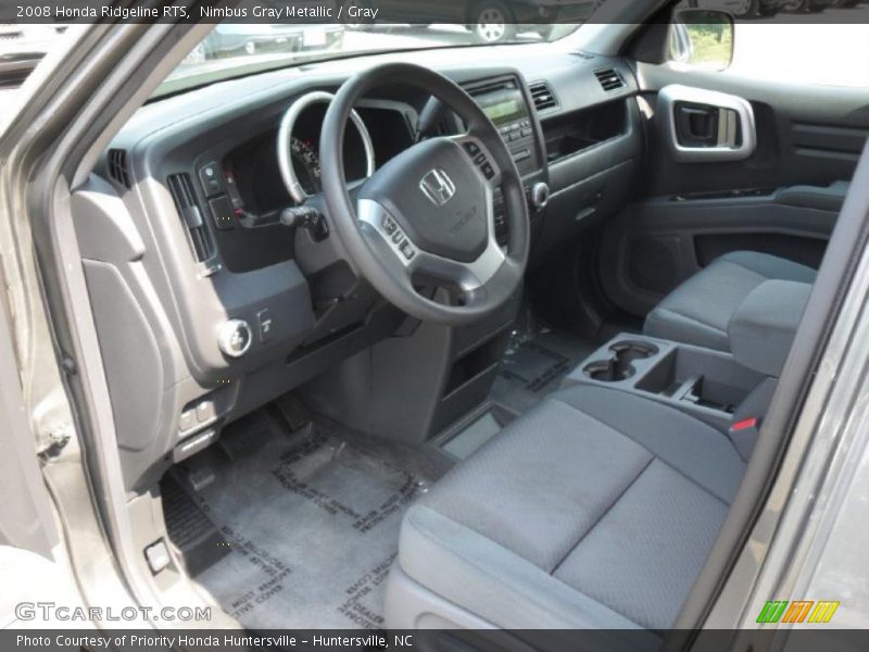 Nimbus Gray Metallic / Gray 2008 Honda Ridgeline RTS