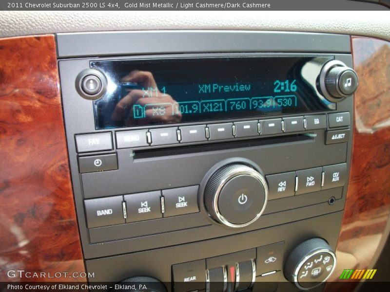 Gold Mist Metallic / Light Cashmere/Dark Cashmere 2011 Chevrolet Suburban 2500 LS 4x4