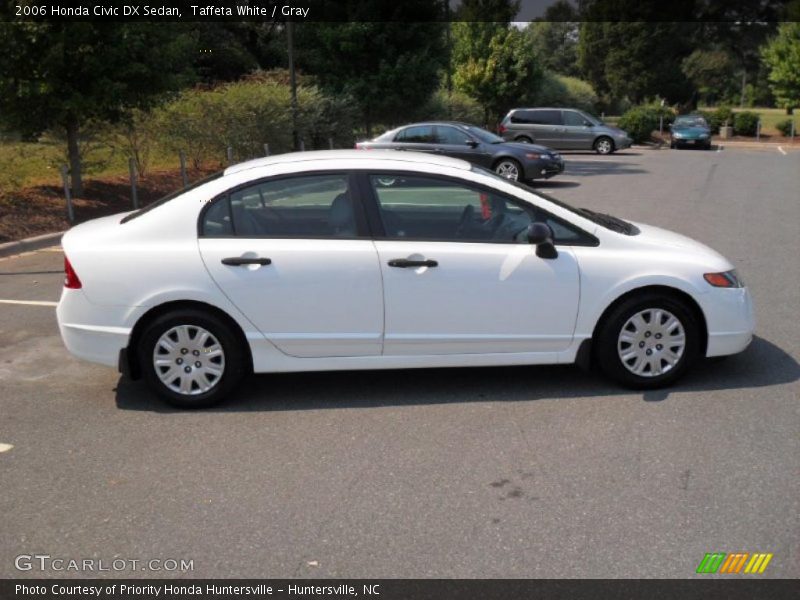 Taffeta White / Gray 2006 Honda Civic DX Sedan