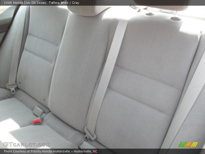Taffeta White / Gray 2006 Honda Civic DX Sedan