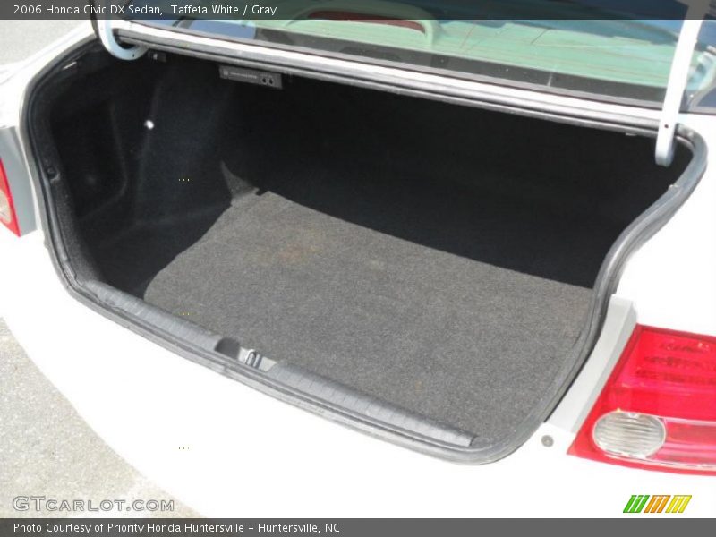 Taffeta White / Gray 2006 Honda Civic DX Sedan