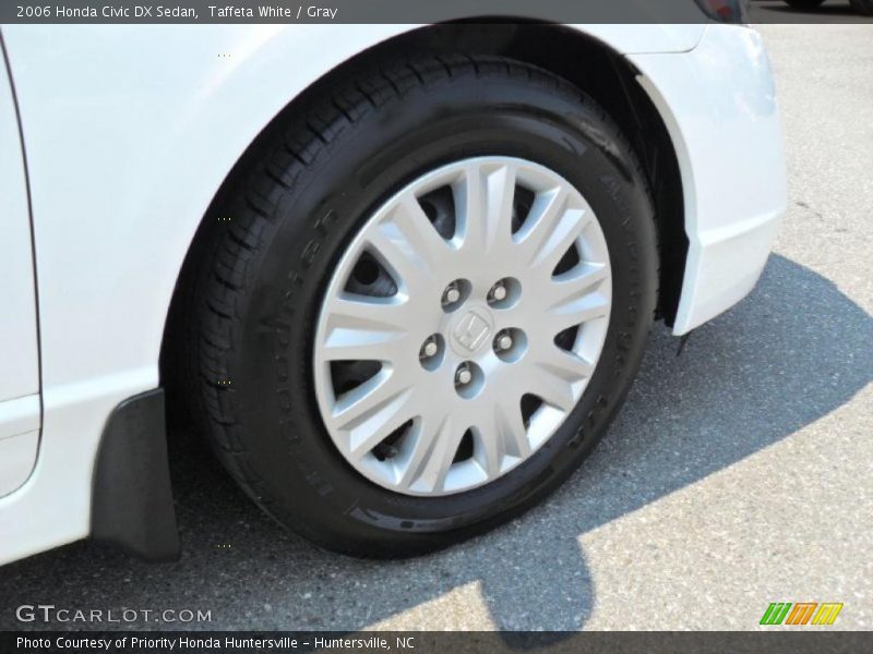 Taffeta White / Gray 2006 Honda Civic DX Sedan