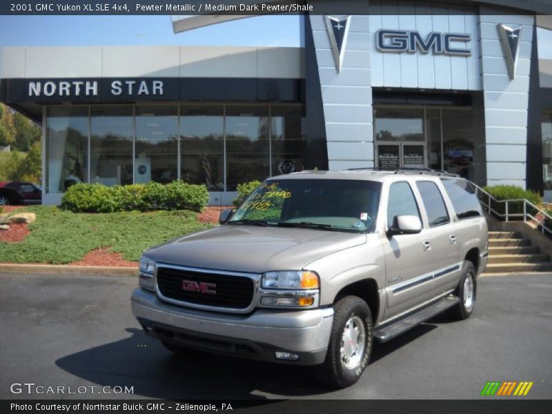 Pewter Metallic / Medium Dark Pewter/Shale 2001 GMC Yukon XL SLE 4x4