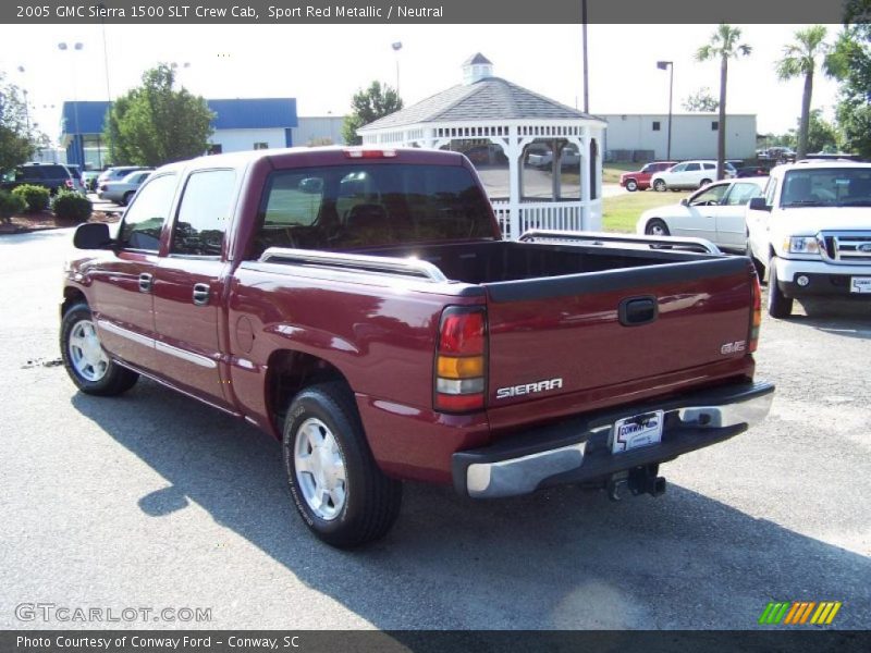 Sport Red Metallic / Neutral 2005 GMC Sierra 1500 SLT Crew Cab