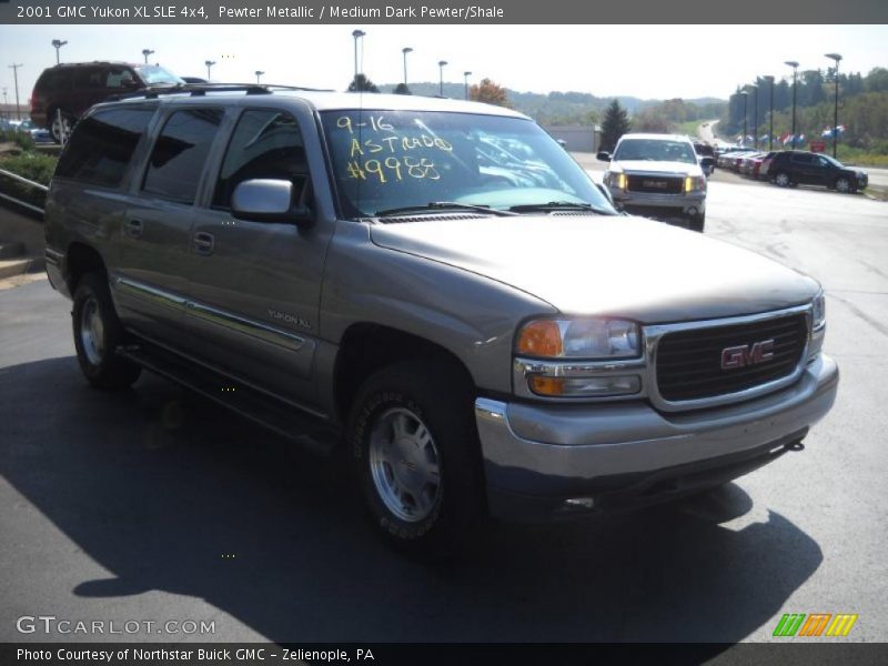 Pewter Metallic / Medium Dark Pewter/Shale 2001 GMC Yukon XL SLE 4x4