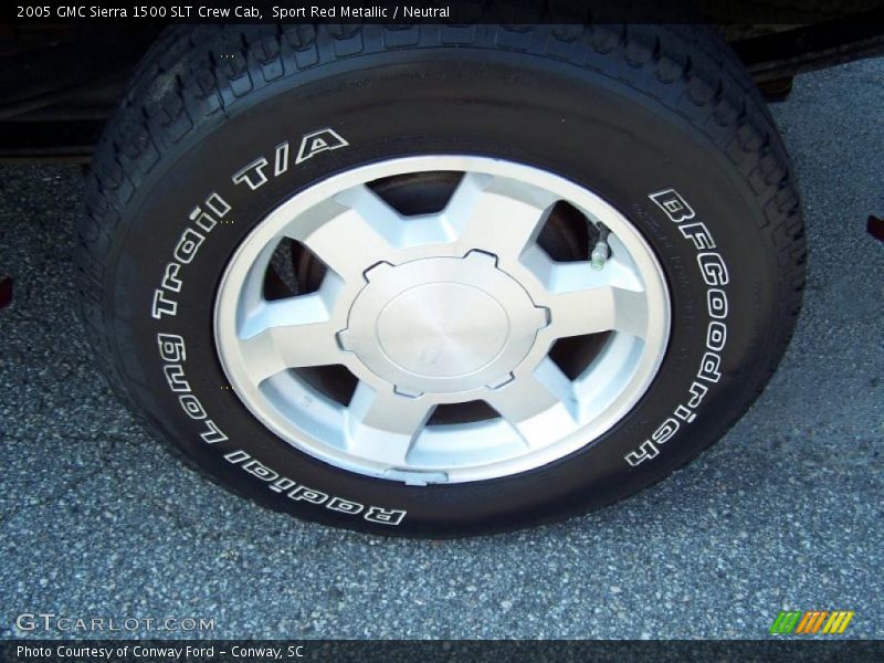 Sport Red Metallic / Neutral 2005 GMC Sierra 1500 SLT Crew Cab