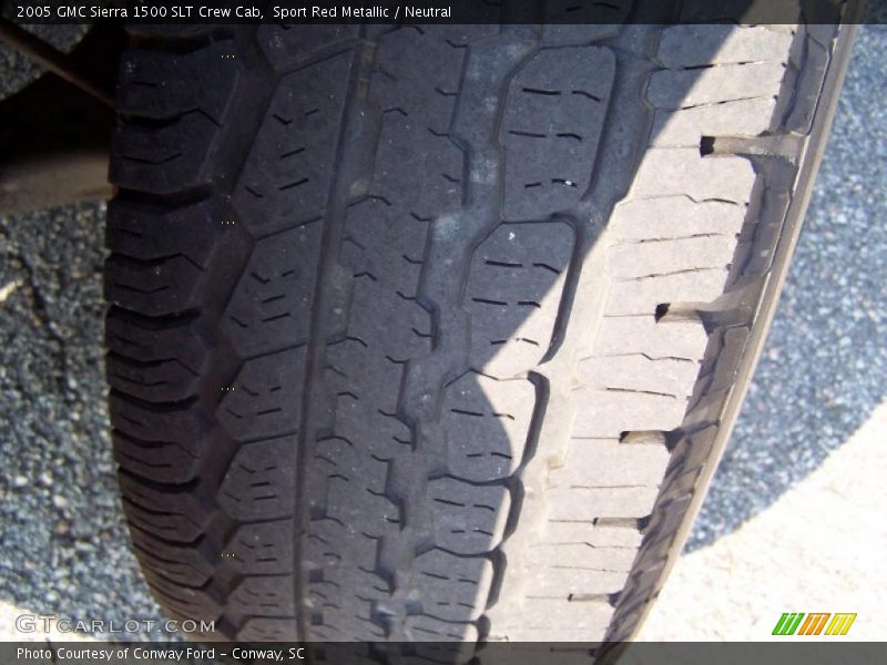 Sport Red Metallic / Neutral 2005 GMC Sierra 1500 SLT Crew Cab