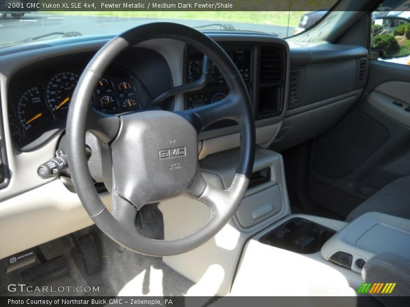 Pewter Metallic / Medium Dark Pewter/Shale 2001 GMC Yukon XL SLE 4x4