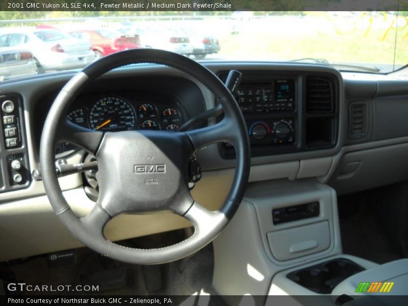 Pewter Metallic / Medium Dark Pewter/Shale 2001 GMC Yukon XL SLE 4x4