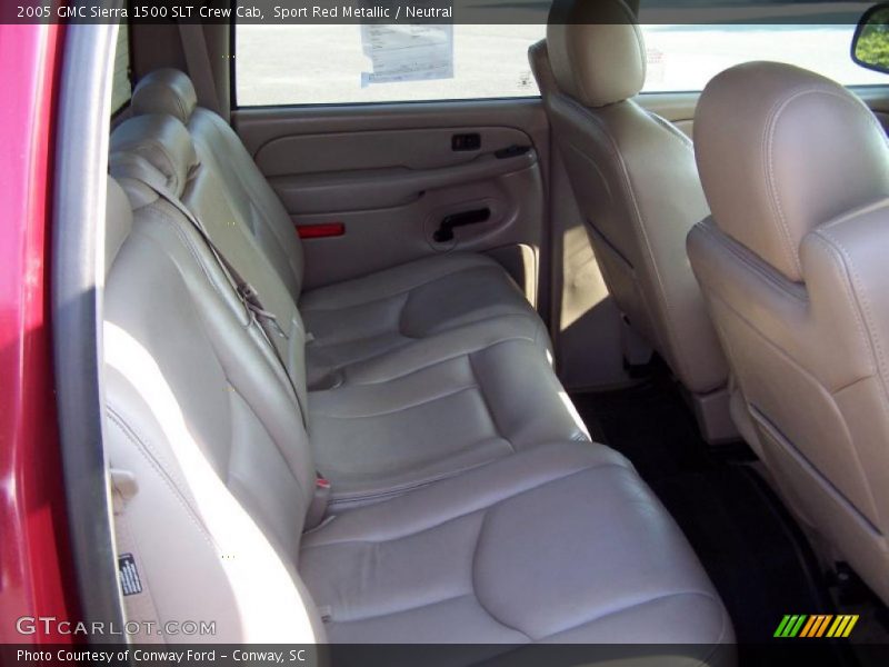 Sport Red Metallic / Neutral 2005 GMC Sierra 1500 SLT Crew Cab