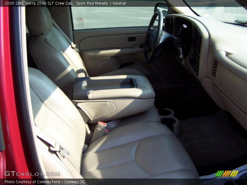 Sport Red Metallic / Neutral 2005 GMC Sierra 1500 SLT Crew Cab