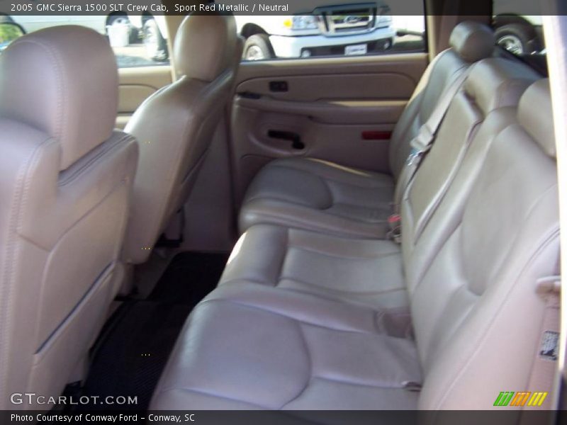 Sport Red Metallic / Neutral 2005 GMC Sierra 1500 SLT Crew Cab