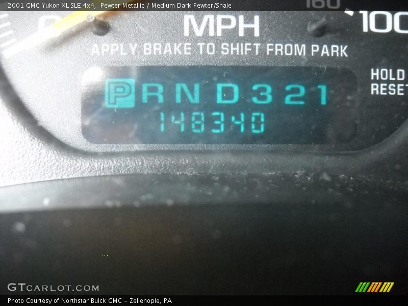 Pewter Metallic / Medium Dark Pewter/Shale 2001 GMC Yukon XL SLE 4x4
