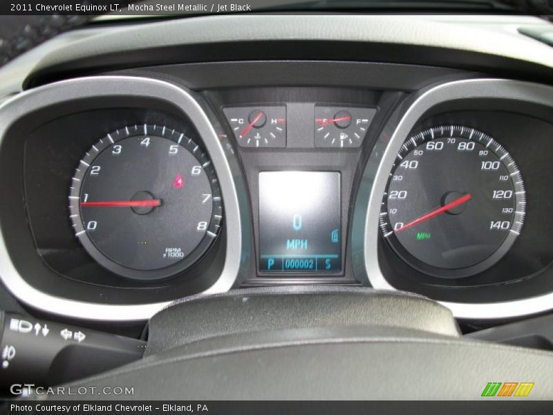 Mocha Steel Metallic / Jet Black 2011 Chevrolet Equinox LT