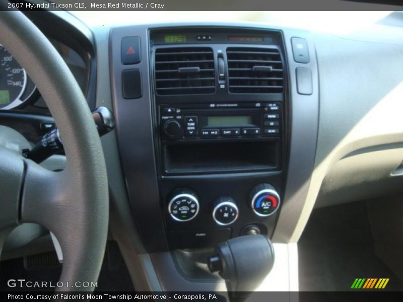 Mesa Red Metallic / Gray 2007 Hyundai Tucson GLS