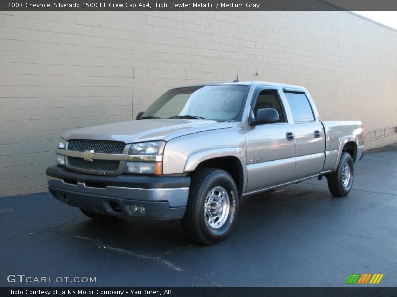 Light Pewter Metallic / Medium Gray 2003 Chevrolet Silverado 1500 LT Crew Cab 4x4