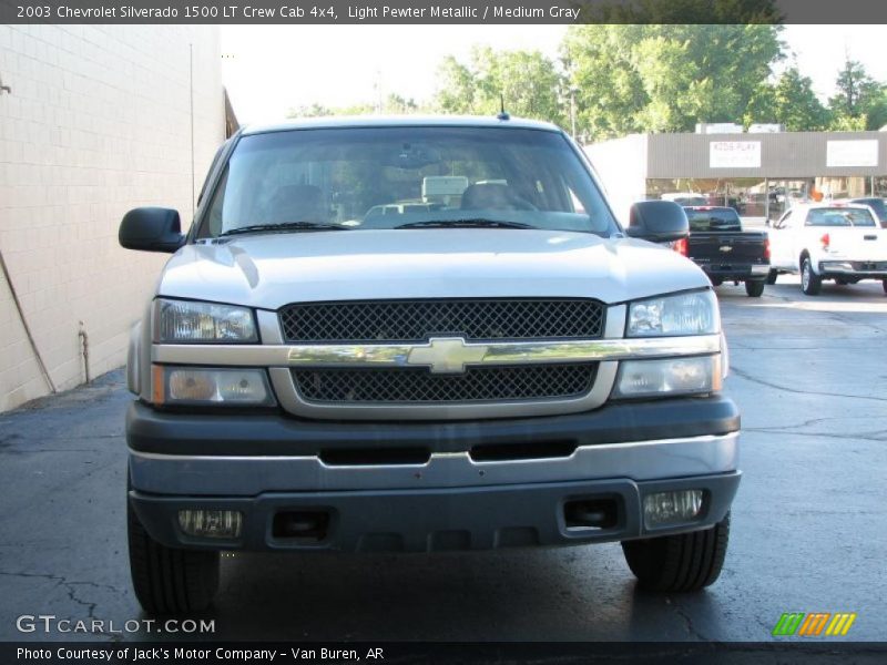 Light Pewter Metallic / Medium Gray 2003 Chevrolet Silverado 1500 LT Crew Cab 4x4