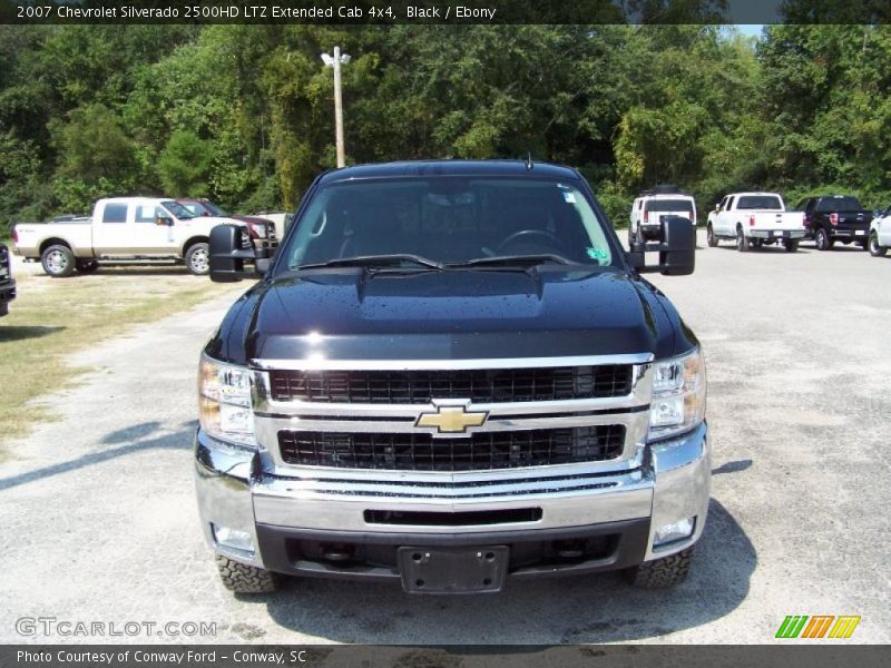 Black / Ebony 2007 Chevrolet Silverado 2500HD LTZ Extended Cab 4x4