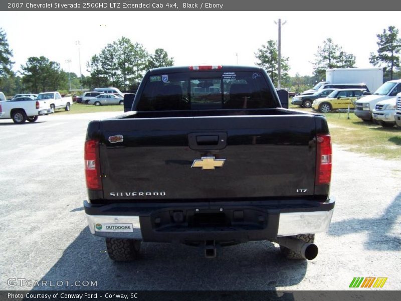 Black / Ebony 2007 Chevrolet Silverado 2500HD LTZ Extended Cab 4x4