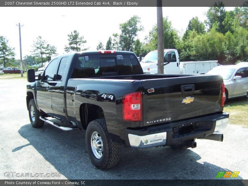 Black / Ebony 2007 Chevrolet Silverado 2500HD LTZ Extended Cab 4x4