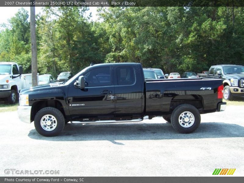 Black / Ebony 2007 Chevrolet Silverado 2500HD LTZ Extended Cab 4x4