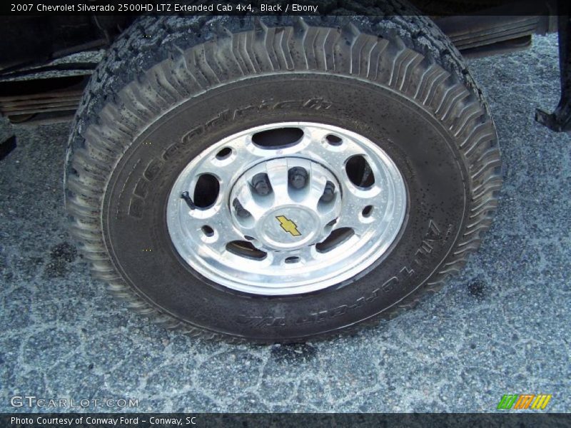 Black / Ebony 2007 Chevrolet Silverado 2500HD LTZ Extended Cab 4x4