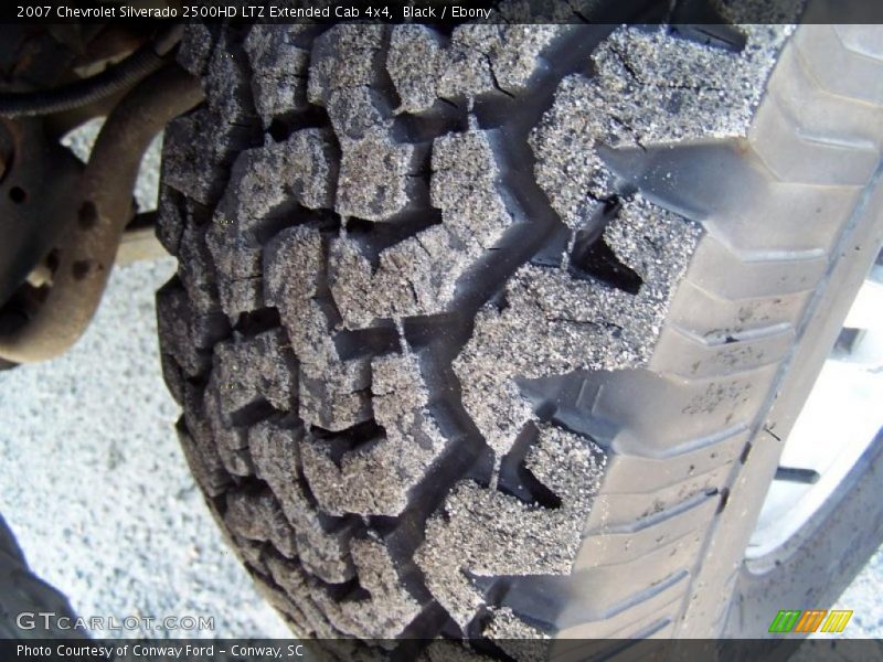 Black / Ebony 2007 Chevrolet Silverado 2500HD LTZ Extended Cab 4x4