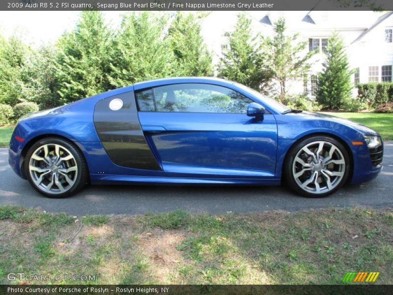 2009 R8 5.2 FSI quattro Sepang Blue Pearl Effect