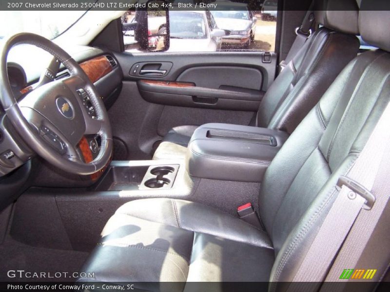 Black / Ebony 2007 Chevrolet Silverado 2500HD LTZ Extended Cab 4x4