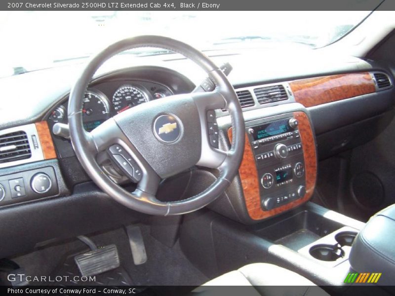 Black / Ebony 2007 Chevrolet Silverado 2500HD LTZ Extended Cab 4x4