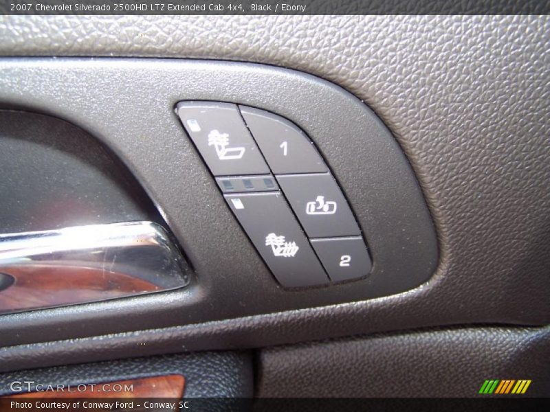 Black / Ebony 2007 Chevrolet Silverado 2500HD LTZ Extended Cab 4x4