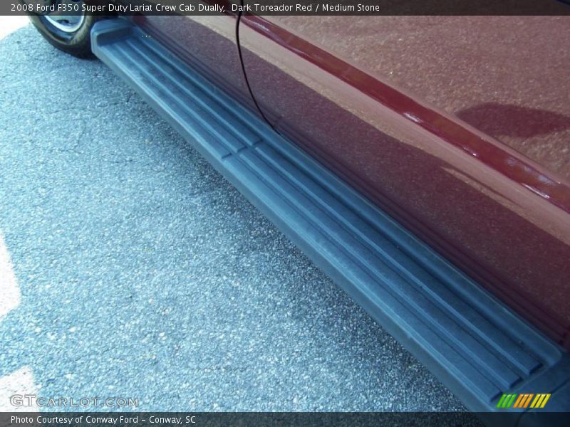 Dark Toreador Red / Medium Stone 2008 Ford F350 Super Duty Lariat Crew Cab Dually