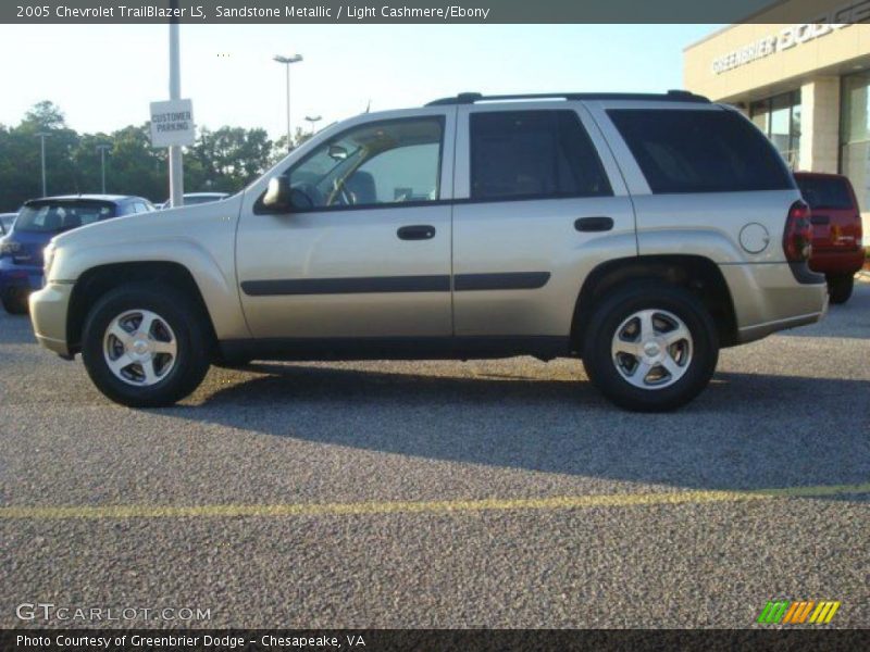Sandstone Metallic / Light Cashmere/Ebony 2005 Chevrolet TrailBlazer LS
