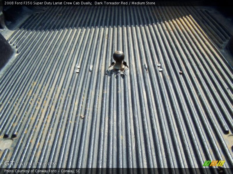Dark Toreador Red / Medium Stone 2008 Ford F350 Super Duty Lariat Crew Cab Dually