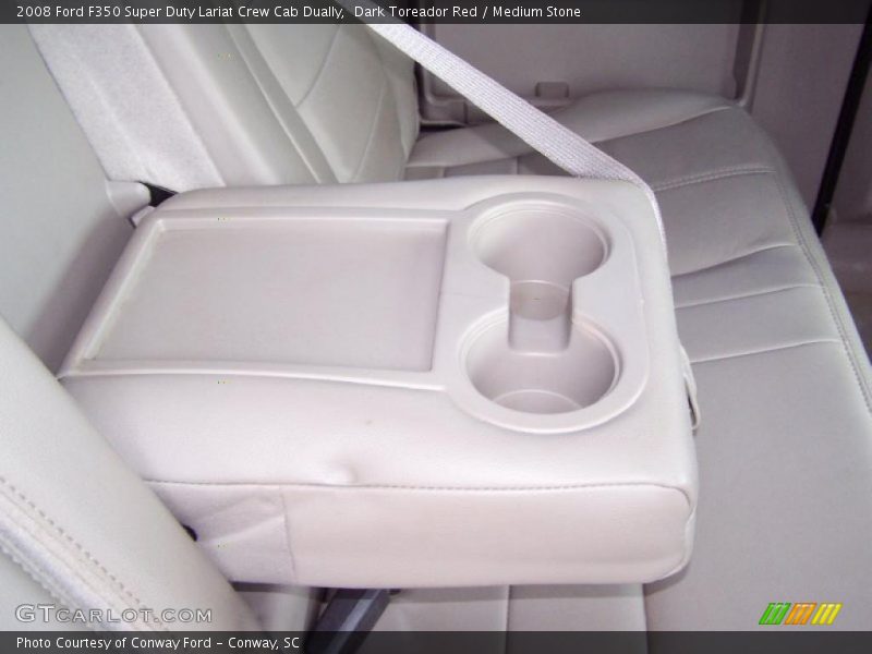 Dark Toreador Red / Medium Stone 2008 Ford F350 Super Duty Lariat Crew Cab Dually