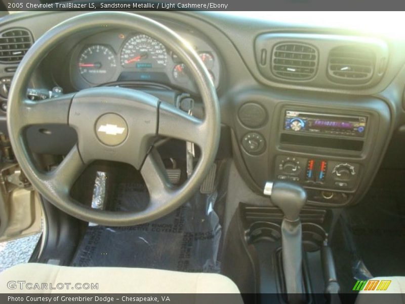 Sandstone Metallic / Light Cashmere/Ebony 2005 Chevrolet TrailBlazer LS