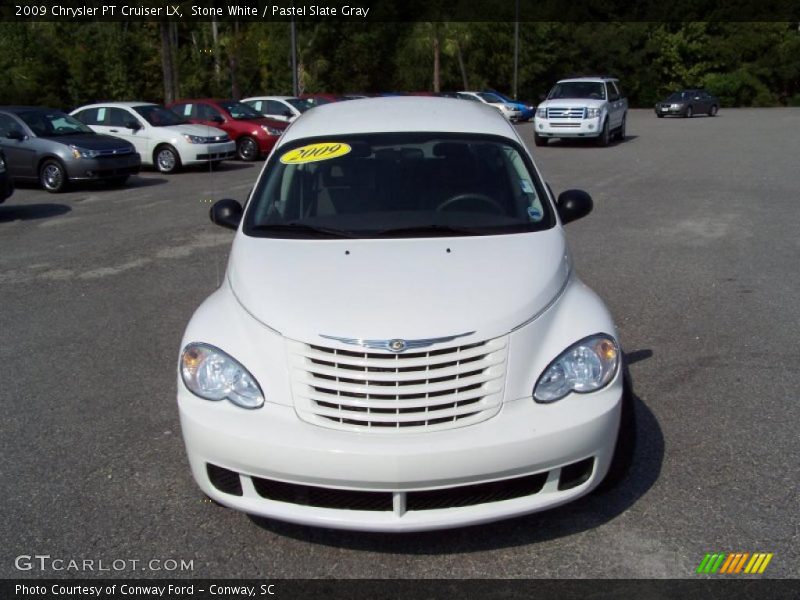 Stone White / Pastel Slate Gray 2009 Chrysler PT Cruiser LX